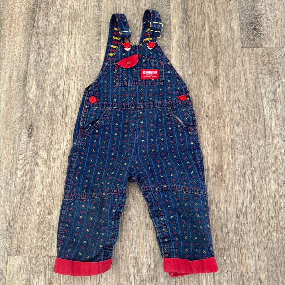 OshKosh B’Gosh Vintage Overalls size 18 months